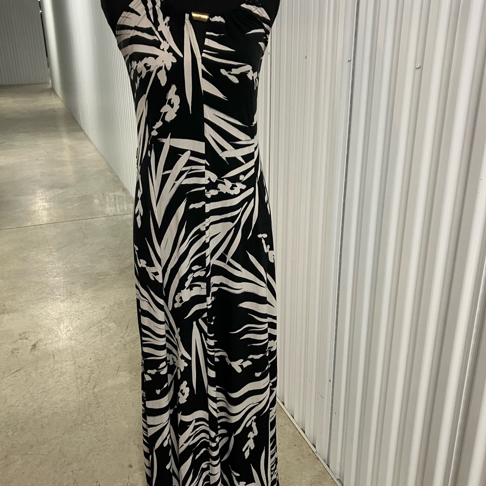 Black and white dress